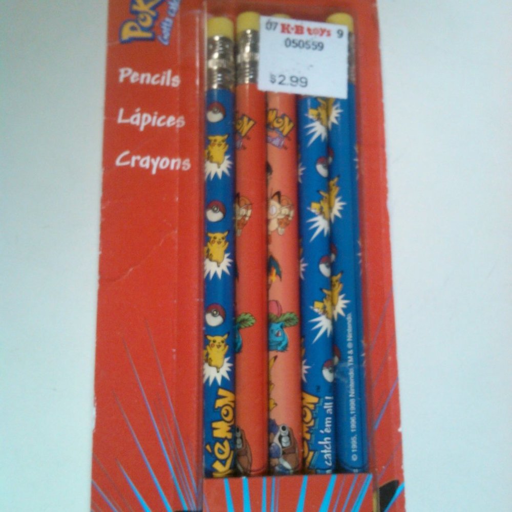 POKEYMON COLLECTIBLE PENCILS